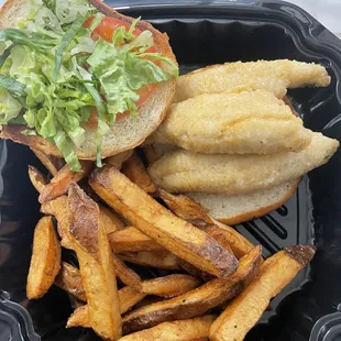 Fresh Lake Erie perch sandy to go