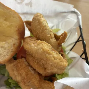 Fried Perch Sandwich