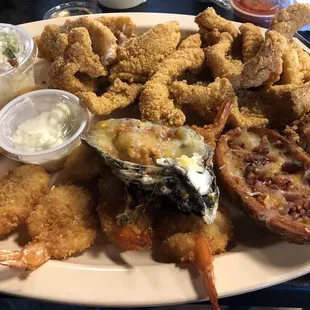 All you can eat fish and shrimp