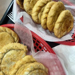 Assortment of pierogies