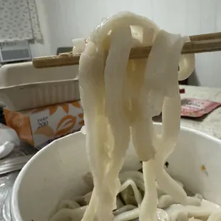 The noodle pull