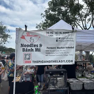 Stand at KCC Farmers' Market