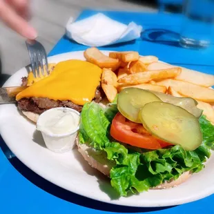 Burger And Fries
