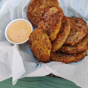 Fried green tomatoes