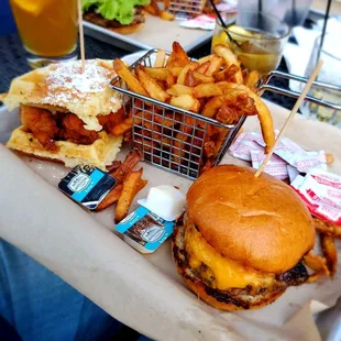 Sliders and fries - delicious!