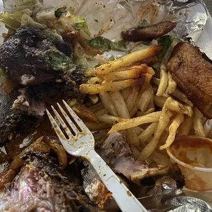 Please excuse my messy eating. I freaking loved the salad as well. I'm so anxious to find him this weekend.