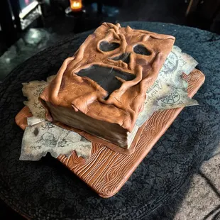 Necronomicon cake.
