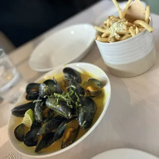 Mussels and frites