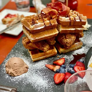 Chicken and Waffles  Ig: _katthyn