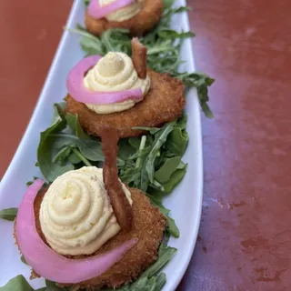 Fried Deviled Eggs