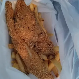 Catfish and fries