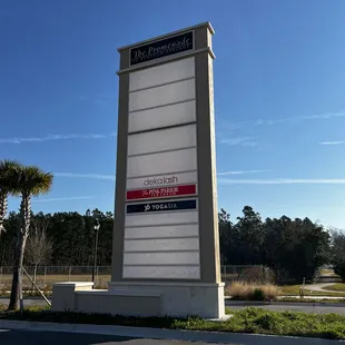 a sign for the ice cream parlor