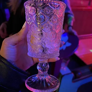 cutest chalice with my finished drink
