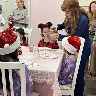 This is from the breakfast, so cute! Chairs have a shabby chic feel! We loved it!