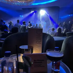 a crowd of people at a party