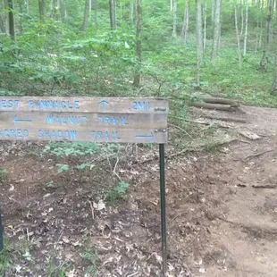 One of few signs on Indian Fort!