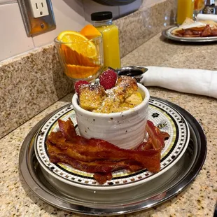 French toast bake with bacon