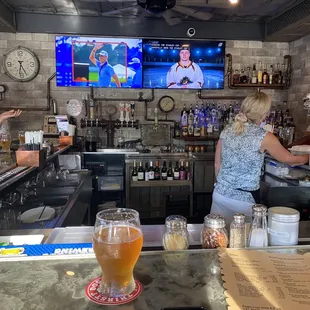 people at a bar