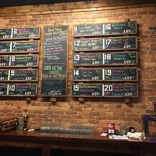 Beer Selection.  Local Drafts.