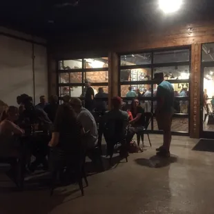 Outside seating area!