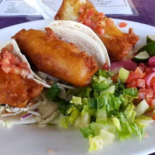 Fish tacos at Pioneer Inn