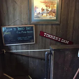 a staircase leading to the first floor