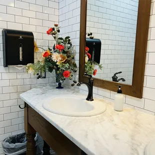 Sparkling clean restrooms