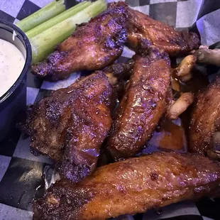 Chipotle hot honey wings