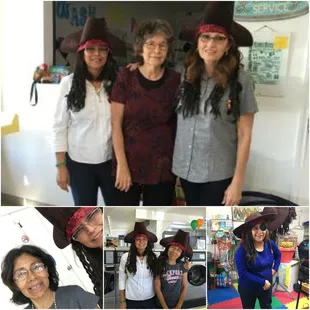 Friends &amp; Family Celebrating 1st year of business at the Pirate Coin Laundry