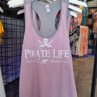 Fun Pirate Life Tanks and Tees
