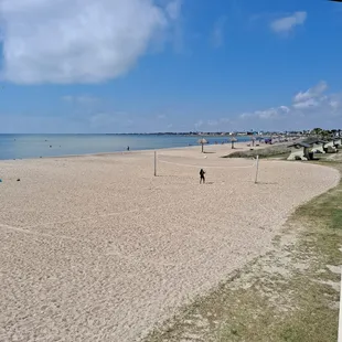 Did you know Rockport Beach has a sand volley ball court!