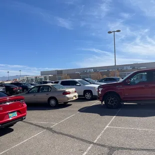 View from parking lot