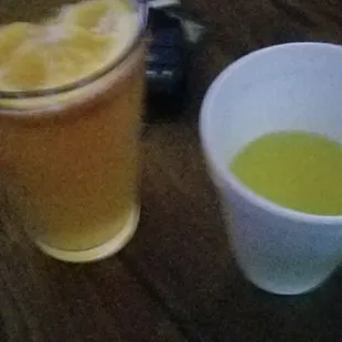 Blue Moon and our famous pickle shots