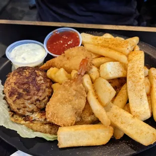 a plate of food