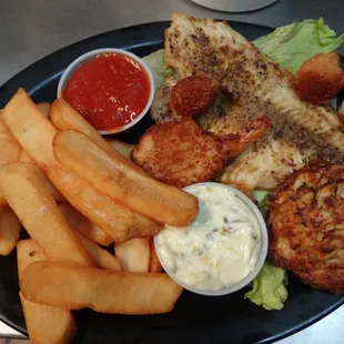Seafood platter