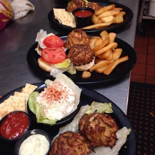 Crab cake sliders  $11.95 Friday lunch special and Monday dinner special!!