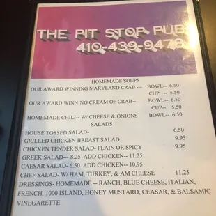 Front Menu Pg 1