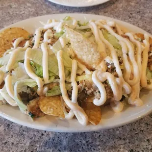 Special: small schwarma nacho minus tomato - so good!