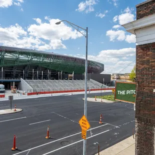 Hang tight Cincy. Few more weeks until Friday happy hours can be spent on our rooftop admiring the incredible splendor of the TQL Stadium.