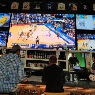 TVs and bar