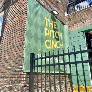 The Pitch Cincy sign