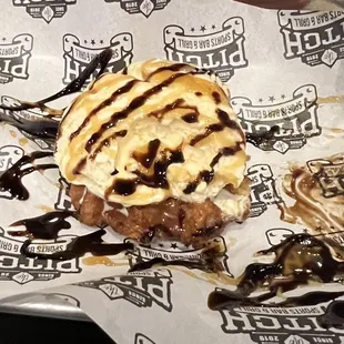 Waffle dessert (get one it is delicious)