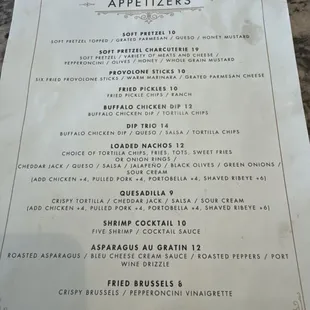 Appetizers