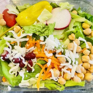 Salad with their lunch special