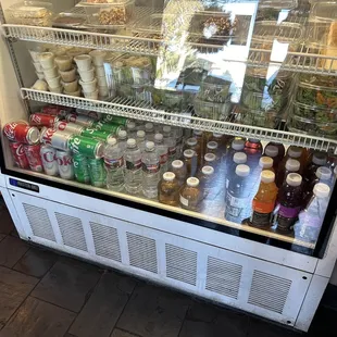 Beverage and dessert case, I'm still needing to try a dessert they look incredible!