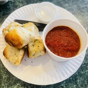 Side of Garlic Dough Knots