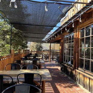 Covered outside patio