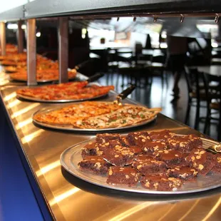 interior, pizza