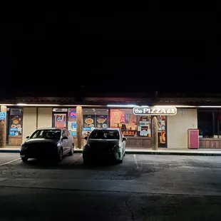 Outside