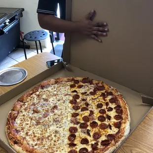 pizza, food